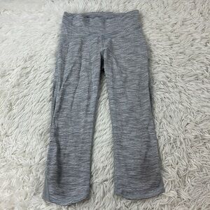 🔥$SALE$🔥 Lululemon Train Times Crop Wee Are From Space Ice Grey Alpine White